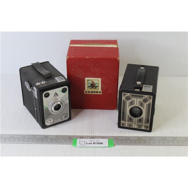Tower Box Camera - Brownie Junior Box Camera in Box