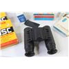 Image 7 : Vintage Camera Flash Bulbs - Kodak Films - Empty Film Containers - Binoculars
