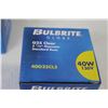 Image 3 : (6) Bulbrite Globe Lightbulbs 40w 130v