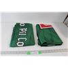 Image 1 : (2) Roughriders Football Pilsner Flags - 35" x 58"