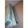 Image 3 : *Kirkland Signature Queen Size Mattress Boxspring and Frame on Casters - 75"L x 52"W x 21"H with Cas