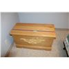 Image 1 : *Wooden Hope Chest - Lock Mechanism Incomplete, 40 1/2" x 18 1/2" x 23"H