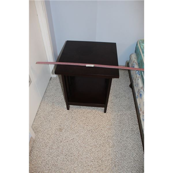 *Wooden End Table - 22" x 22" x 24"H