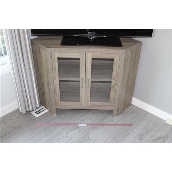 *Corner Entertainment Stand - TV Not Included, 42"W x 15 1/2"L x 30 1/2"H