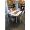 Image 2 : *7-Piece Dining Table with Chairs and (2) Leaves - Leaves Measure ~12", Table Measures 70"L x 36"W x