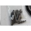 Image 8 : 12'' Carpenters Square, Screwdriver Bits and Assorted Tools