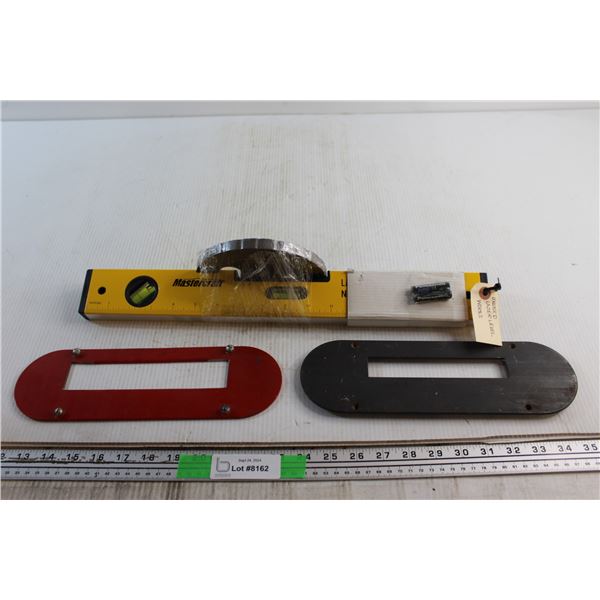 (2) Dado Inserts for Rockwell Table Saw and Mastercraft Unused Lazer Level