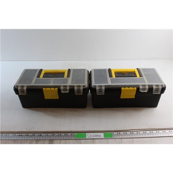 (2) Plastic Tool Boxes