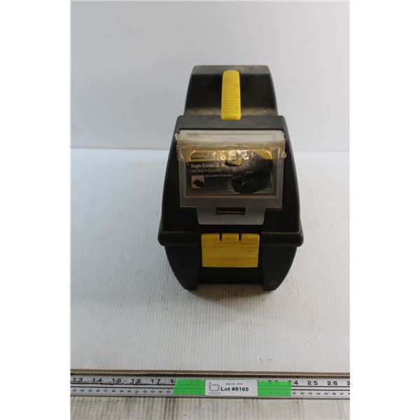 Stanley Angle Grinder Case with Build in Organizer and Skil Model 9310 4 1/2'' Grinder - Tested