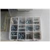 Image 4 : Various Screws, Lags, Bolts, L Cleats for Hardwood Flooring and Plastic Tool Box