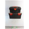 Image 1 : (2) Black & Decker Plastic Tool Boxes