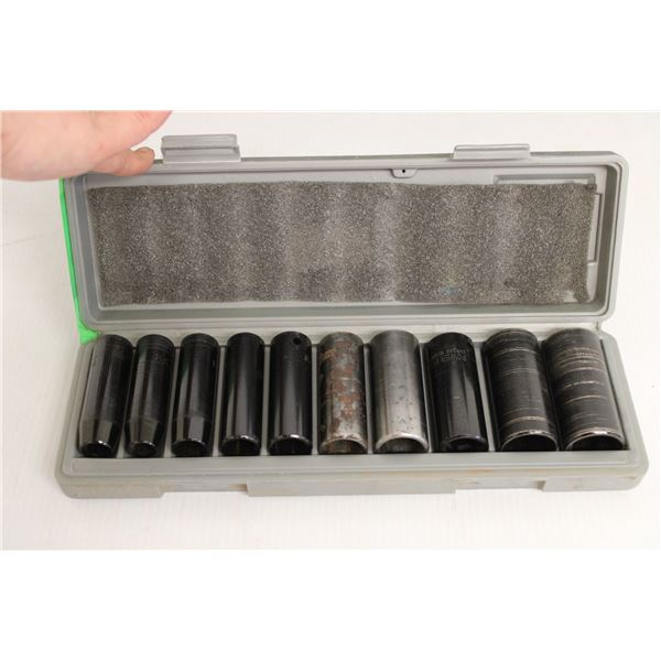 SAE 1/2 Drive Deep Sockets 7/16'' - 1'' Impact Set