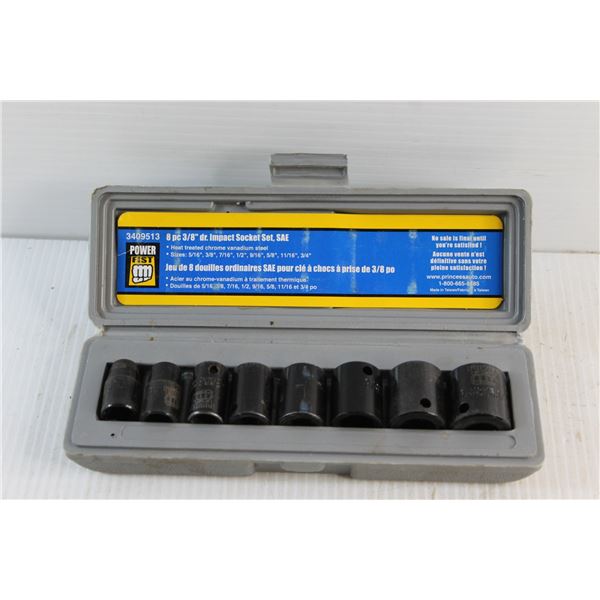 SAE Impact 3/8'', 9/16'' - 3/4'' Socket Set