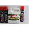 Image 3 : (2) Elmer's Spray Adhesives, Spray Nine Heavy Duty Cleaner and (3) Nu Flaw Butane Fuel Tanks