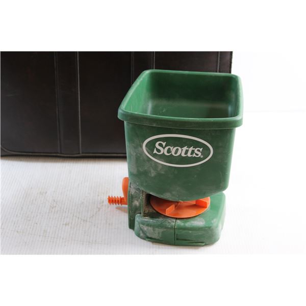 Scott's Spreader and Presto Suitcase