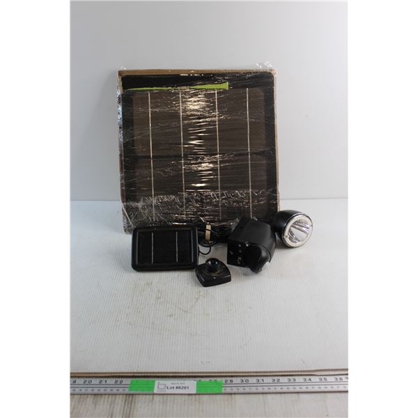New Solar Panel and Solar Motion Light Night Only Operation