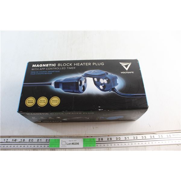 Voltsafe Magnetic Block Heater Plug w/ App Controlled Timer - Sealed