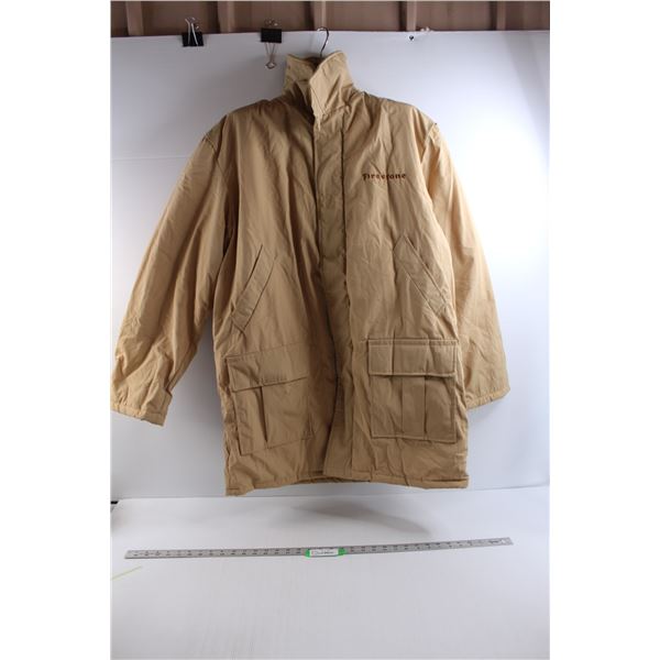 * Vintage Firestone Winter Jacket/Hood (Size XL)