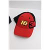 Image 2 : (3) Hats ( NASCAR 3M Greg Biffle #16, 90th Grey Cup Edmonton 2002 & FC Barcelona)