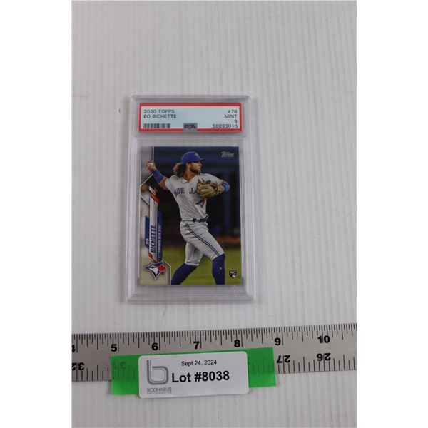 2020 Topps Bo Bichette Rookie Card - Graded PSA 9 MINT