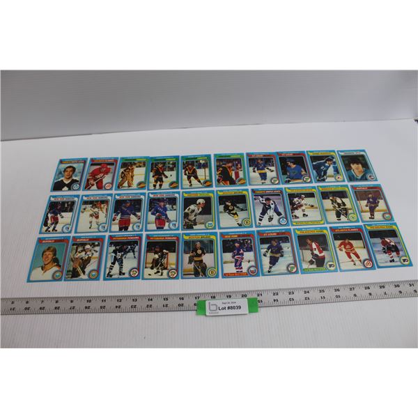 (30) 1979-80 Topps Hockey Cards