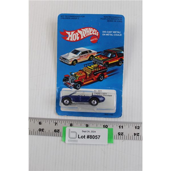 Mattel Hot Wheels Blackwall Classic Cobra No.3923 - Damaged Un-Punched Card - Circa 1980s