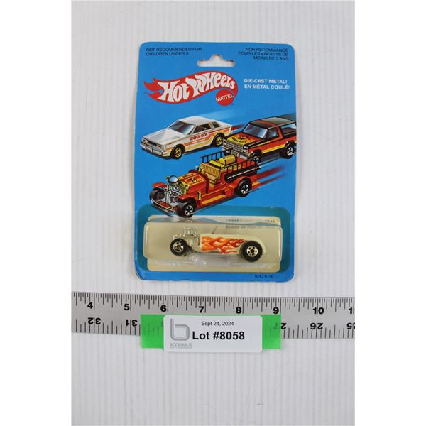 Mattel Hot Wheels Blackwall Street Rodder No. 9242 - Damaged Card, Yellowed Blister - Circa 1980s