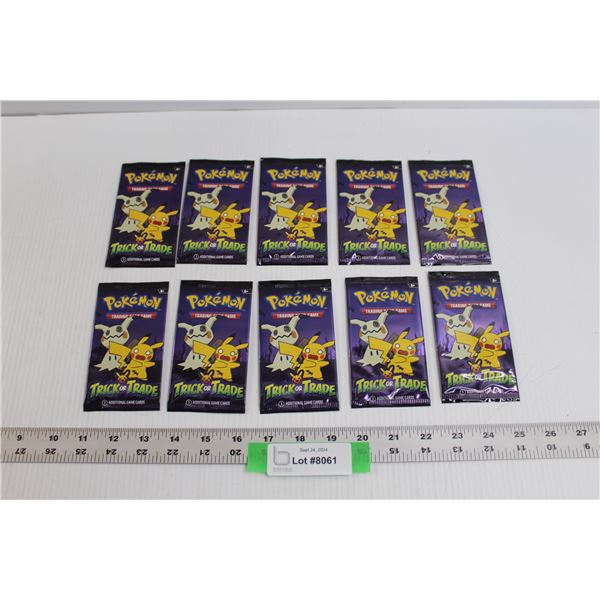 (10 Sealed pks) Pokemon Trick or Trade Cards