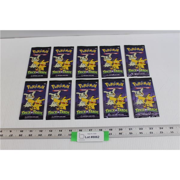 (10 Sealed pks) Pokemon Trick or Trade Cards