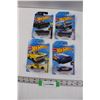 Image 1 : (4) Mattel Hot Wheels Mainline Cars - Batmobile 1st Casting, '64 Nova Wagon, '67 Chevelle 396, & Dod