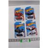 Image 1 : (4) Mattel Hot Wheels Mainline Cars - '98 Ford F-150 SVT Lightning, '70 Chevy Camaro RS, Moto Wing, 