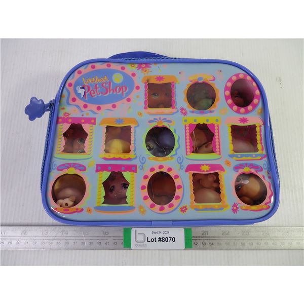 Littlest Pet Shop Figurines in Case