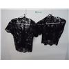 Image 1 : (2) Women's Short Sleeve Lace Tops-the smaller one is size large