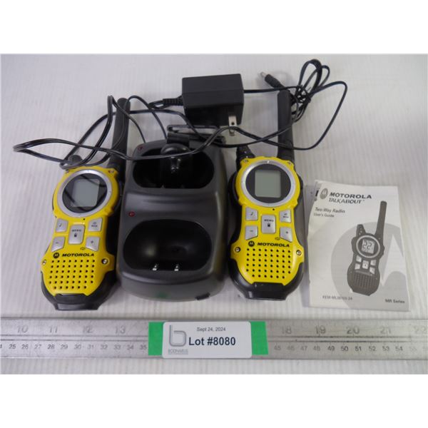Motorola Talkabout Two Way Radio-powers on