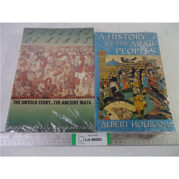 (2) Softcover Books - A History of the Arab Peoples and A Forest of Kings NEW
