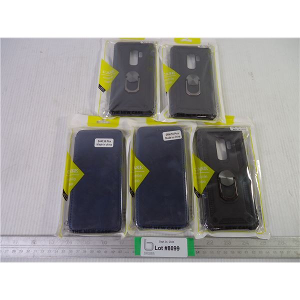 (5) SAM S9 Plus Phone Cases - NEW