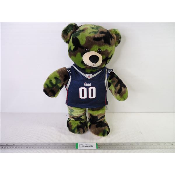 Build-a-Bear in New England Patriots Jersey