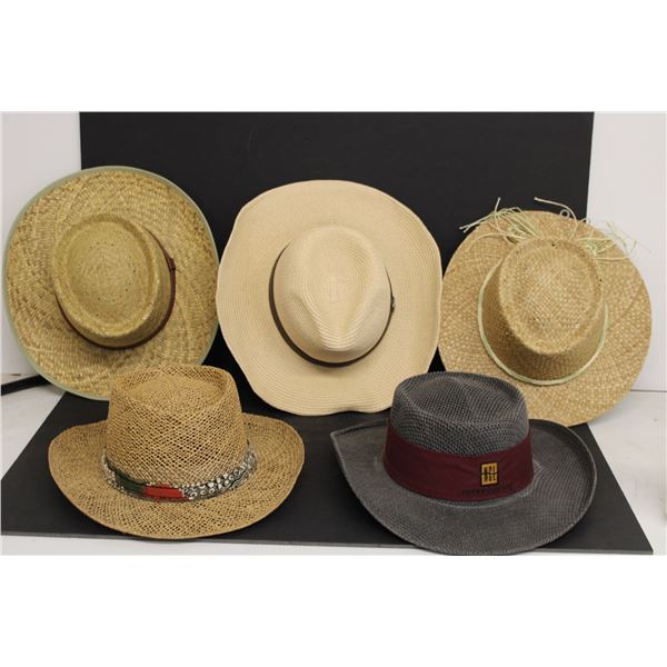 (5) Various Straw Hats
