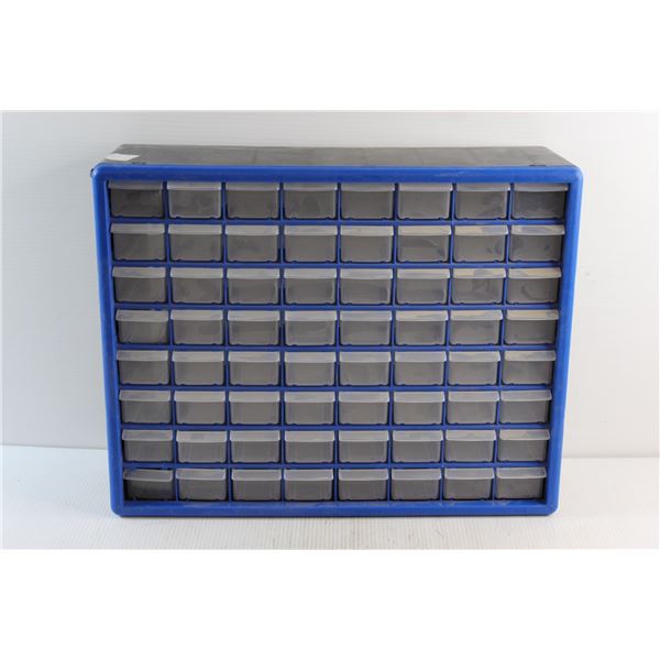 Power Fist Parts Cabinet with 64 Drawers