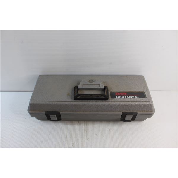 Sears Craftsman Plastic Tool Box, Sears Rotary Tool with Accessories