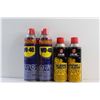 Image 1 : (2) WD-40 Sprays - Sealed and (2) 3-in-1 Professional Silicone Lubricants