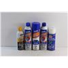 Image 1 : (3) Gunk Glass & Brake Parts Cleansers, Liquid Wrench Penetrating Oil and Permatex Gasket Remover