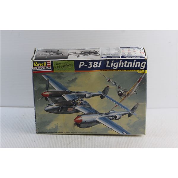 Revell Monogram P-38J Lightning 1:48 Scale Assembly Model