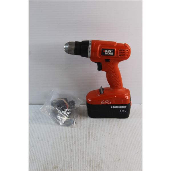Black & Decker Cordless Drill and Charger - Tested