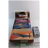 Image 1 : (4) Unassembled Plane Model Kits and Model Paints