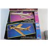 Image 5 : (4) Unassembled Plane Model Kits and Model Paints