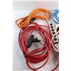 Image 2 : (5) Extension Cords - Untested, Length Unknown and 10' Natural Gas BBQ Hose