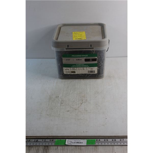 *Profit Framing Nails - Size 3-1/2'', 25lbs