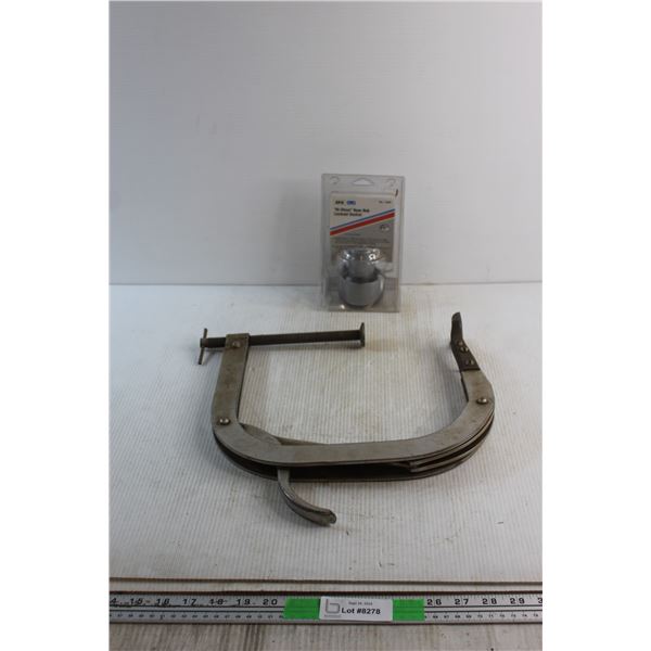 SPX Hi-Shear Rear Hub Locknut Socket and Large C Clamp