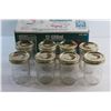 Image 2 : (8) Bernardin 500ml Wide Mouth Mason Jars & Snap Lids